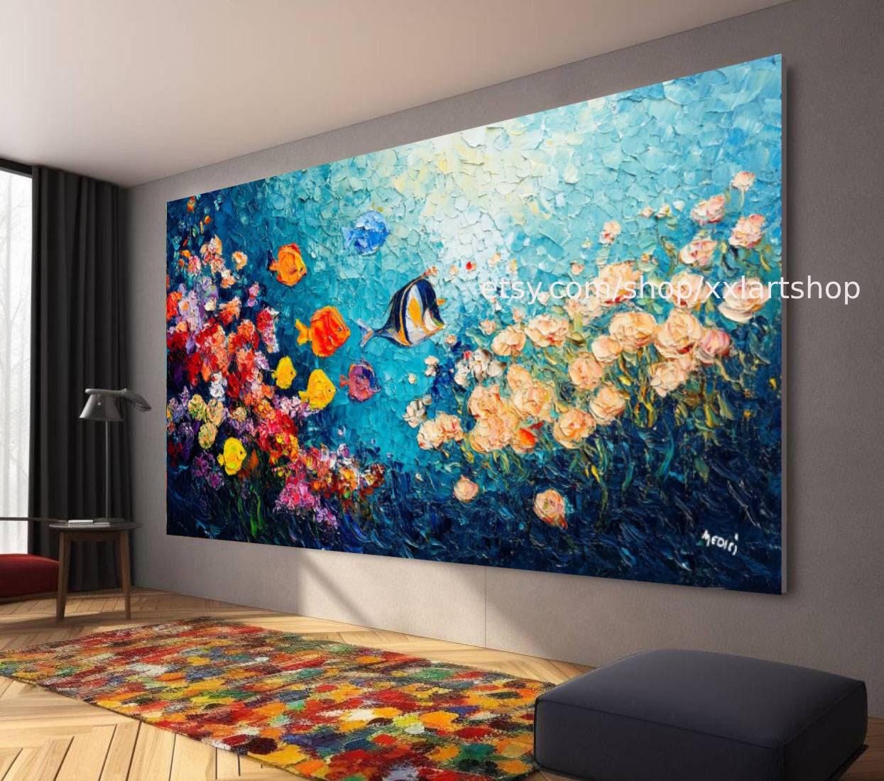 Vera Medici Wandbild auf Leinwand, großes Wandbild, modernes Bild für Wohnzimmer und Büro M4-148