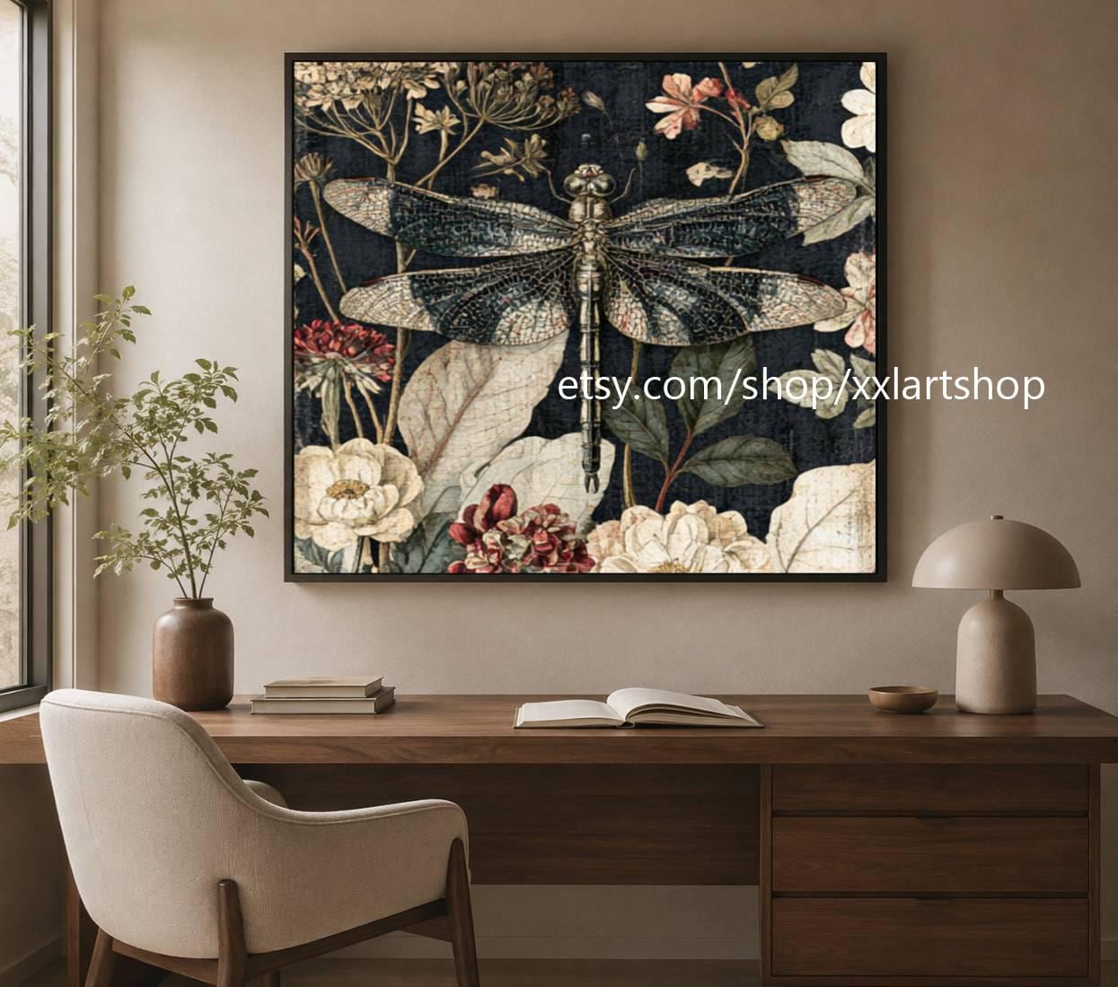 XXLART Landschaftswandbild von Vera Medici, Acryl, handbemalt, auf Keilrahmen, gerollt oder gerahmt, di01 – Bild 6
