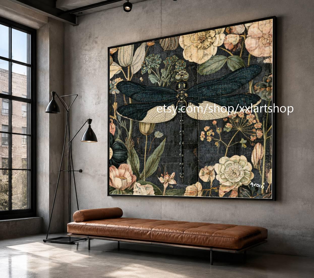 XXLART Landschaftswandbild von Vera Medici, Acryl, handbemalt, auf Keilrahmen, gerollt oder gerahmt, di02 – Bild 8