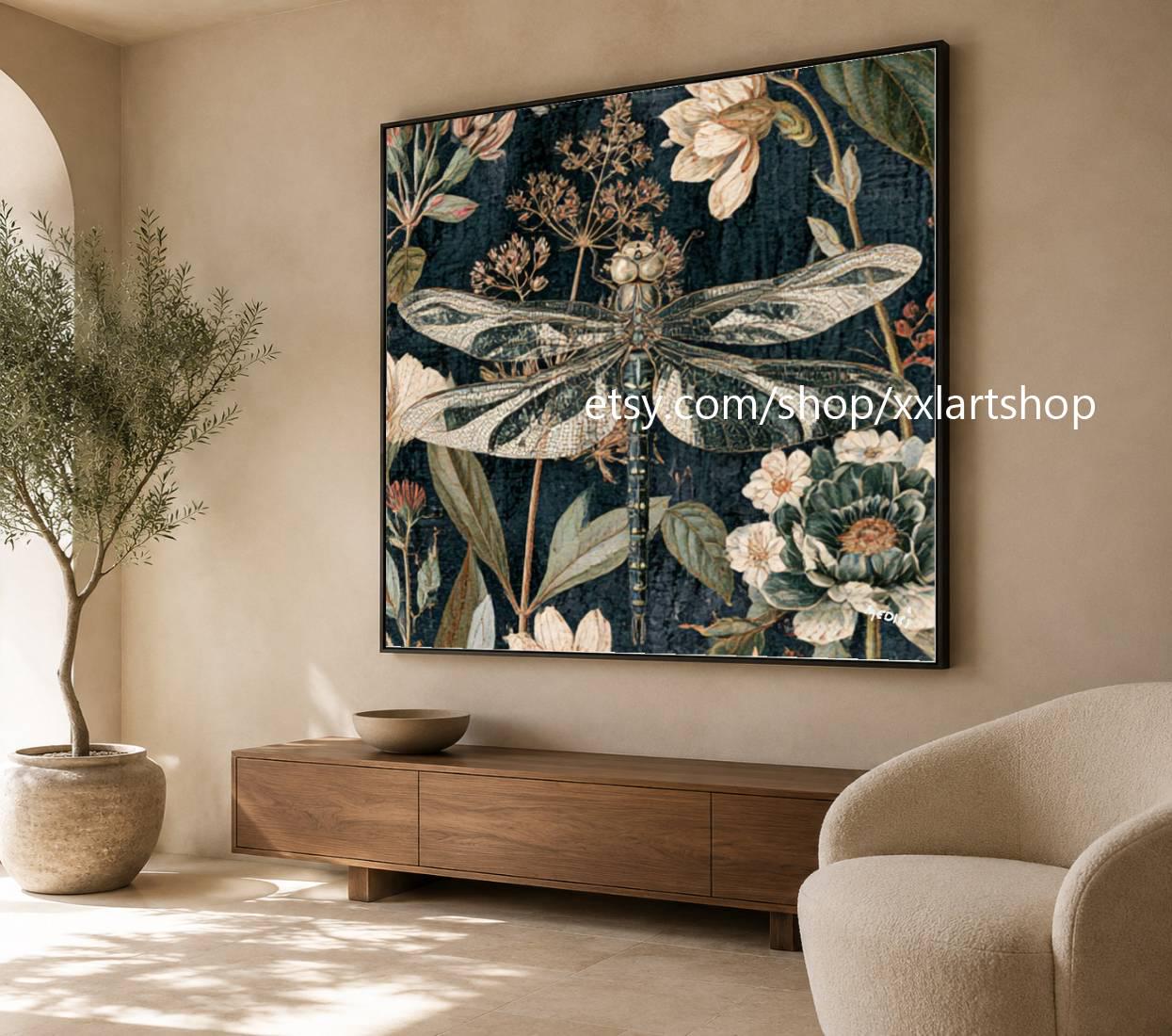 XXLART Landschaftswandbild von Vera Medici, Acryl, handbemalt, auf Keilrahmen, gerollt oder gerahmt, di03 – Bild 6