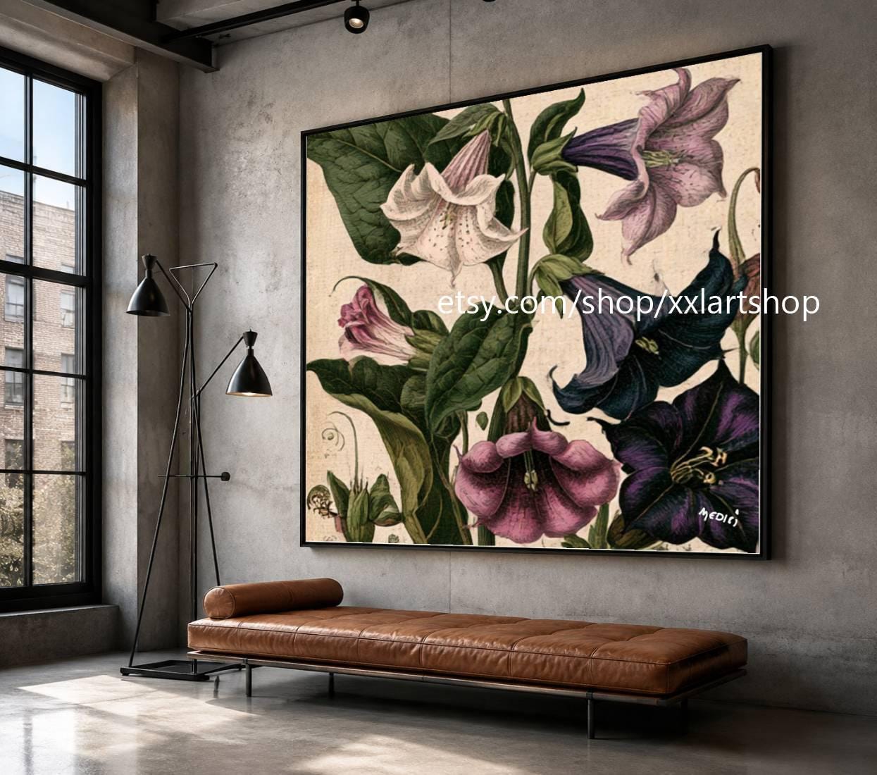 XXLART Landschaftswandbild von Vera Medici, Acryl, handbemalt, auf Keilrahmen, gerollt oder gerahmt, di14 – Bild 7