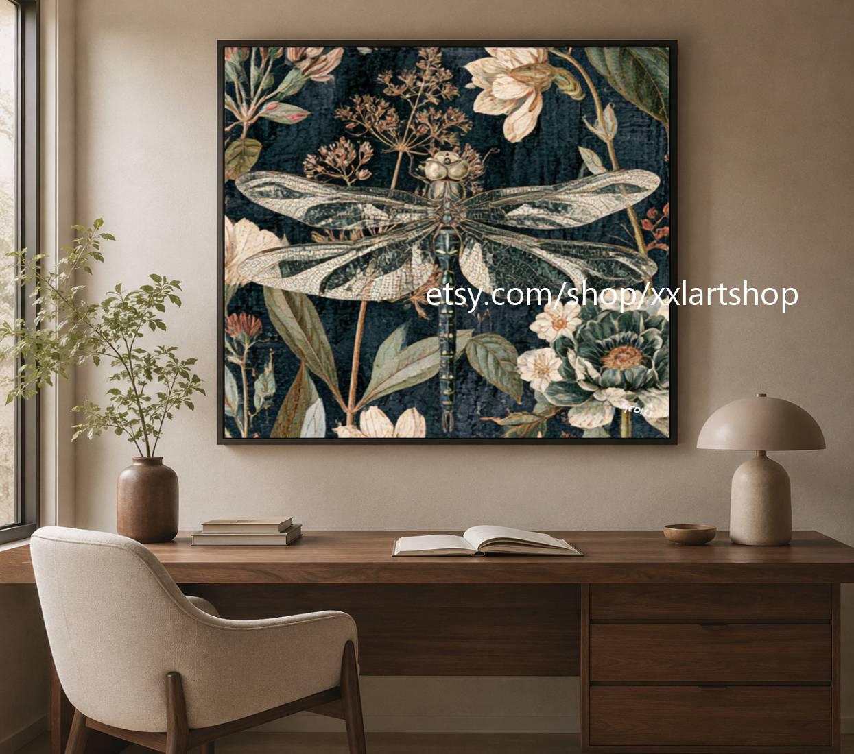 XXLART Landschaftswandbild von Vera Medici, Acryl, handbemalt, auf Keilrahmen, gerollt oder gerahmt, di03 – Bild 10