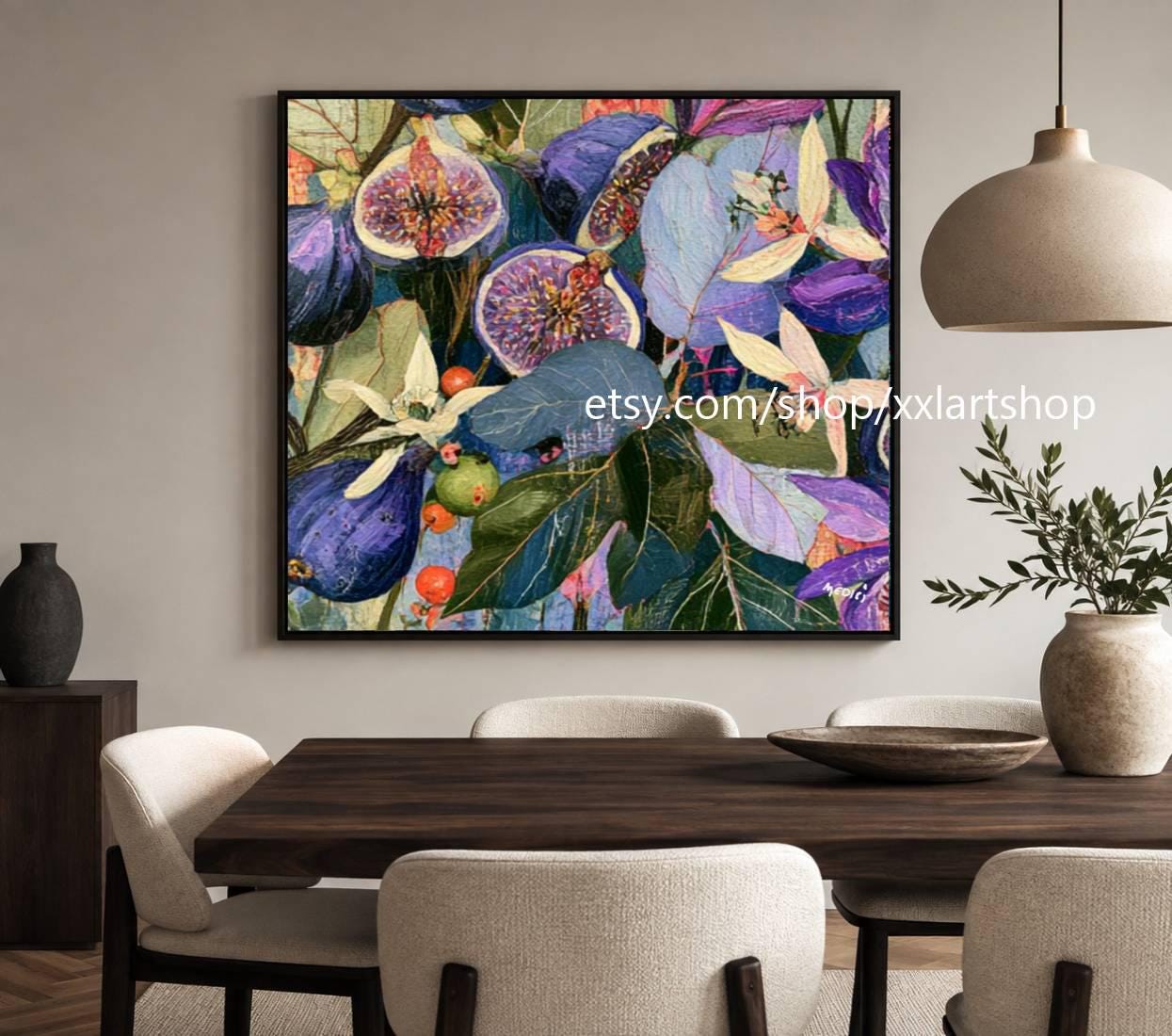 XXLART Landschaftswandbild von Vera Medici, Acryl, handbemalt, auf Keilrahmen, gerollt oder gerahmt, di30 – Bild 10