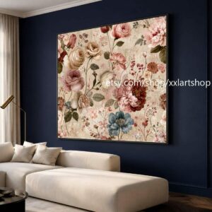 XXLART Landschaftswandbild von Vera Medici, Acryl, handbemalt, auf Keilrahmen, gerollt oder gerahmt, di37