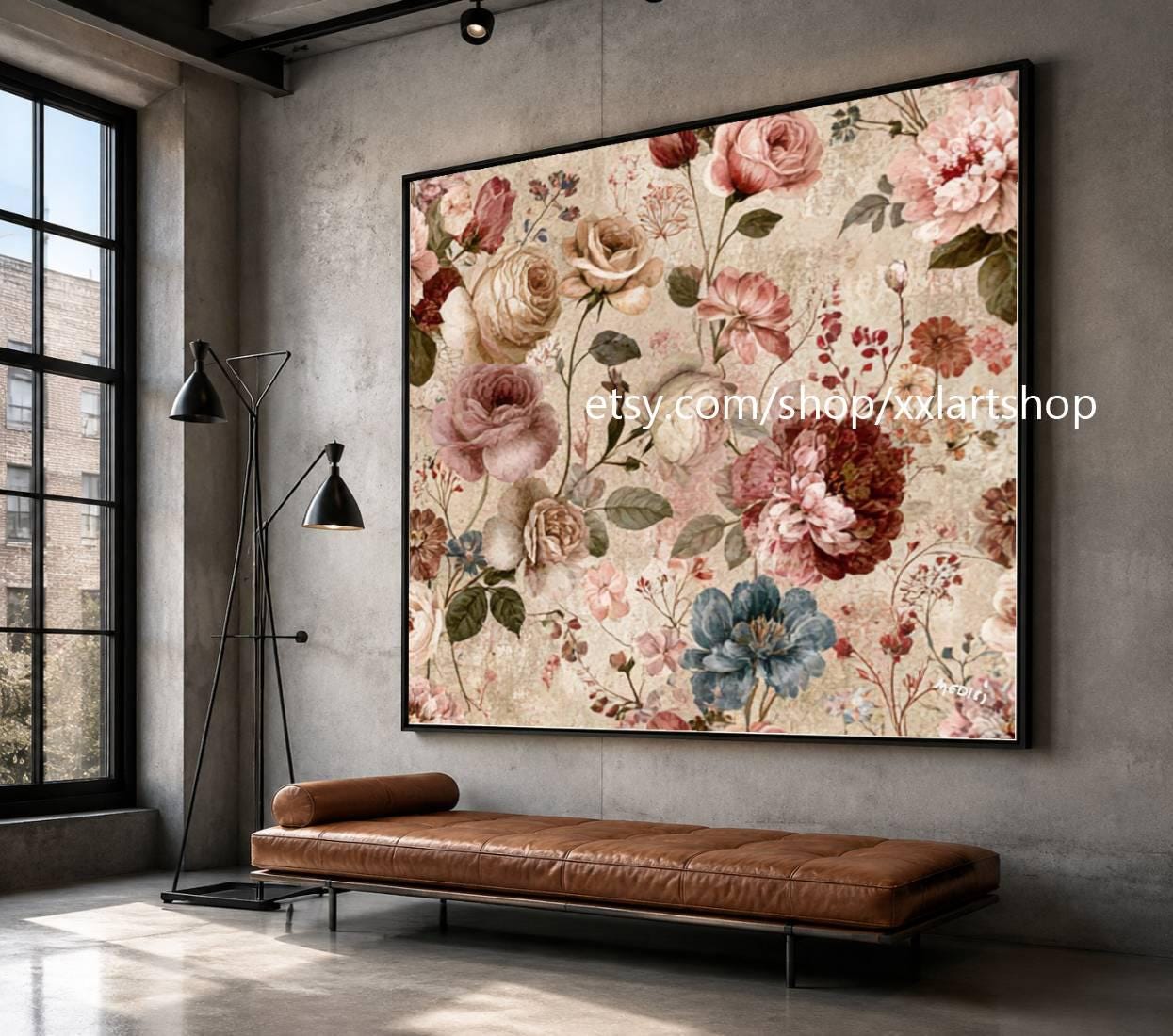 XXLART Landschaftswandbild von Vera Medici, Acryl, handbemalt, auf Keilrahmen, gerollt oder gerahmt, di37 – Bild 7
