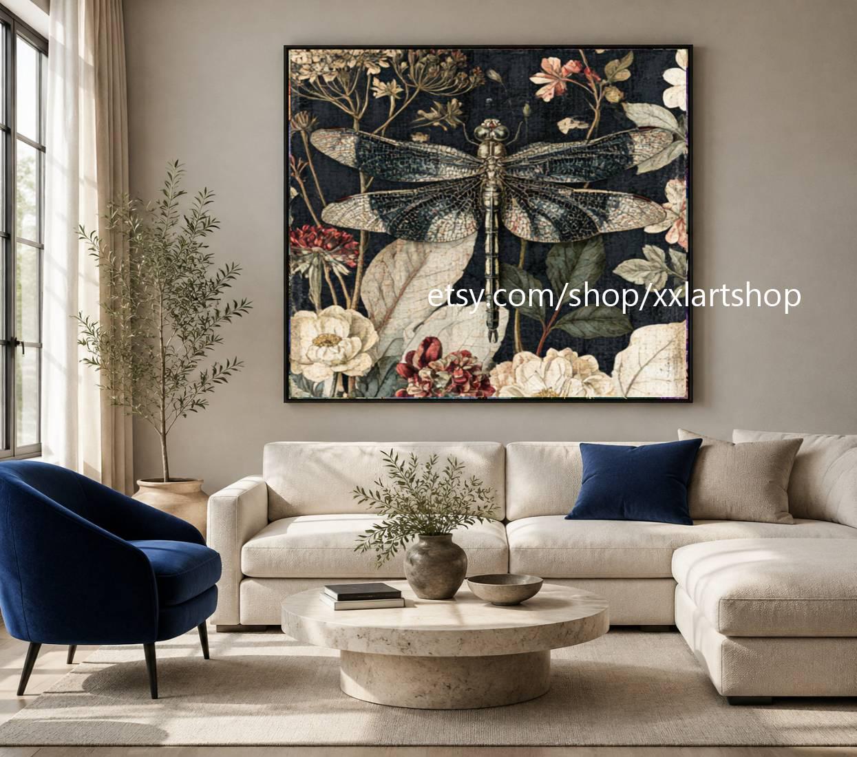 XXLART Landschaftswandbild von Vera Medici, Acryl, handbemalt, auf Keilrahmen, gerollt oder gerahmt, di01 – Bild 8