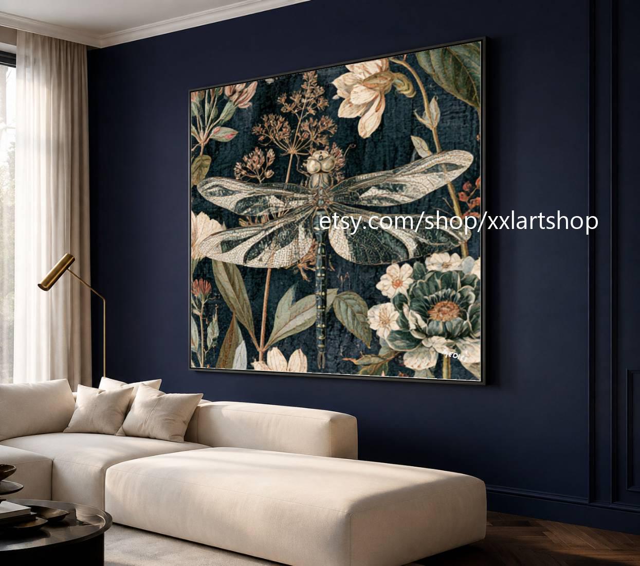XXLART Landschaftswandbild von Vera Medici, Acryl, handbemalt, auf Keilrahmen, gerollt oder gerahmt, di03 – Bild 8