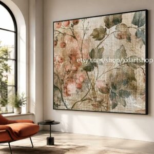 XXLART Landschaftswandbild von Vera Medici, Acryl, handbemalt, auf Keilrahmen, gerollt oder gerahmt, di10