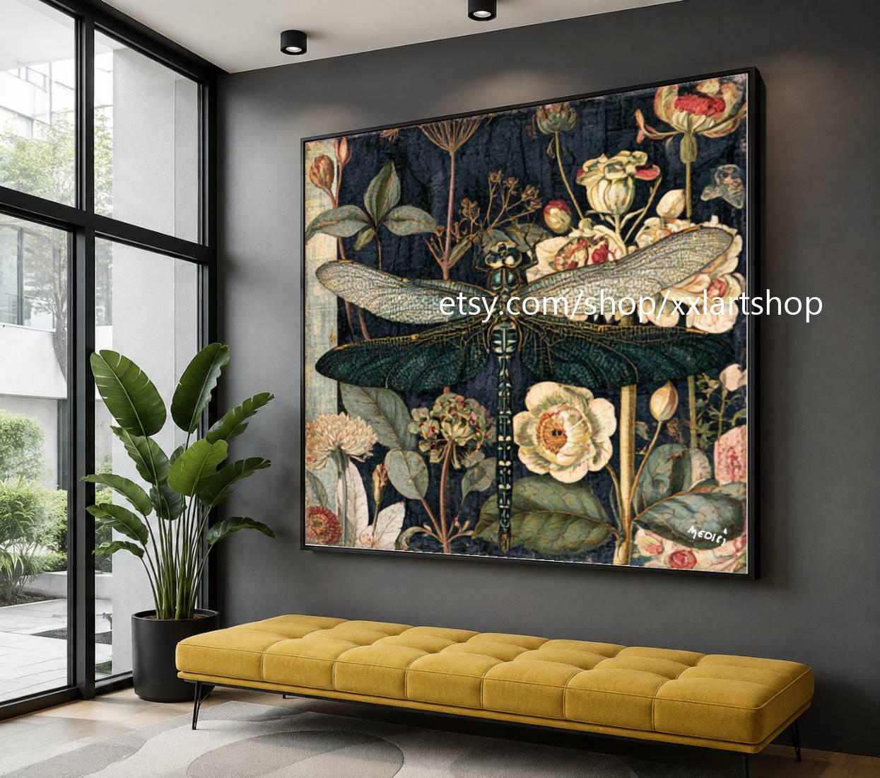 XXLART Landschaftswandbild von Vera Medici, Acryl, handbemalt, auf Keilrahmen, gerollt oder gerahmt, di07 – Bild 7