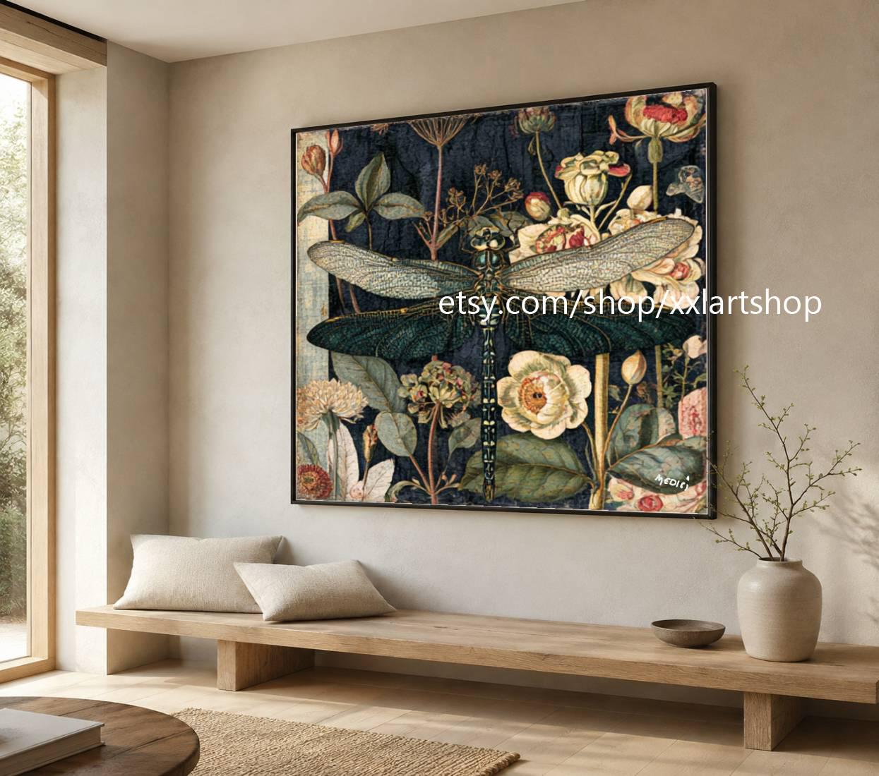 XXLART Landschaftswandbild von Vera Medici, Acryl, handbemalt, auf Keilrahmen, gerollt oder gerahmt, di07 – Bild 10
