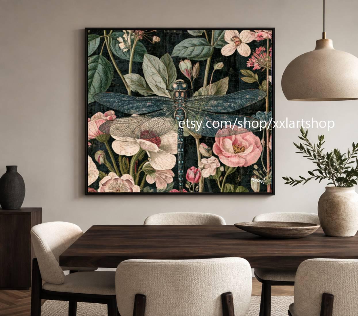 XXLART Landschaftswandbild von Vera Medici, Acryl, handbemalt, auf Keilrahmen, gerollt oder gerahmt, di06 – Bild 8