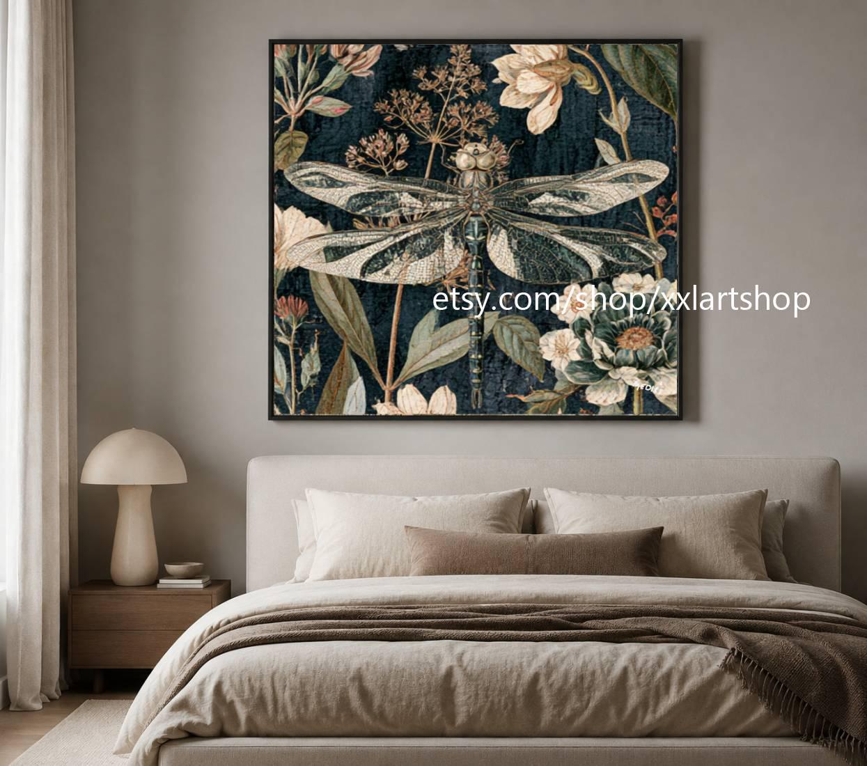 XXLART Landschaftswandbild von Vera Medici, Acryl, handbemalt, auf Keilrahmen, gerollt oder gerahmt, di03 – Bild 5