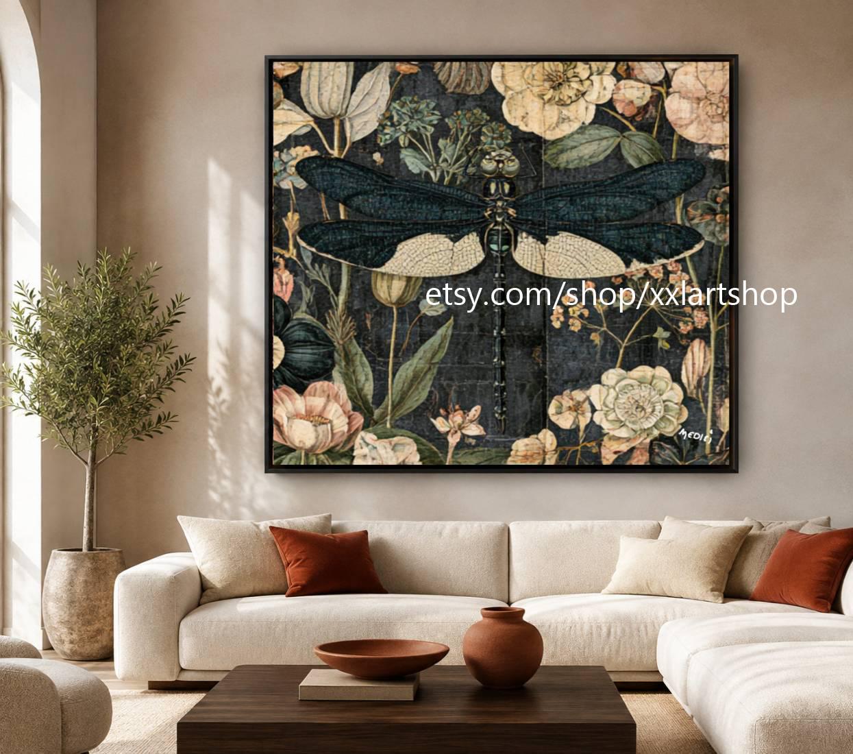 XXLART Landschaftswandbild von Vera Medici, Acryl, handbemalt, auf Keilrahmen, gerollt oder gerahmt, di02 – Bild 7