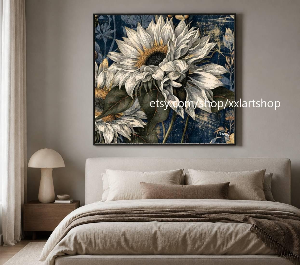 XXLART Landschaftswandbild von Vera Medici, Acryl, handbemalt, auf Keilrahmen, gerollt oder gerahmt, di15 – Bild 9