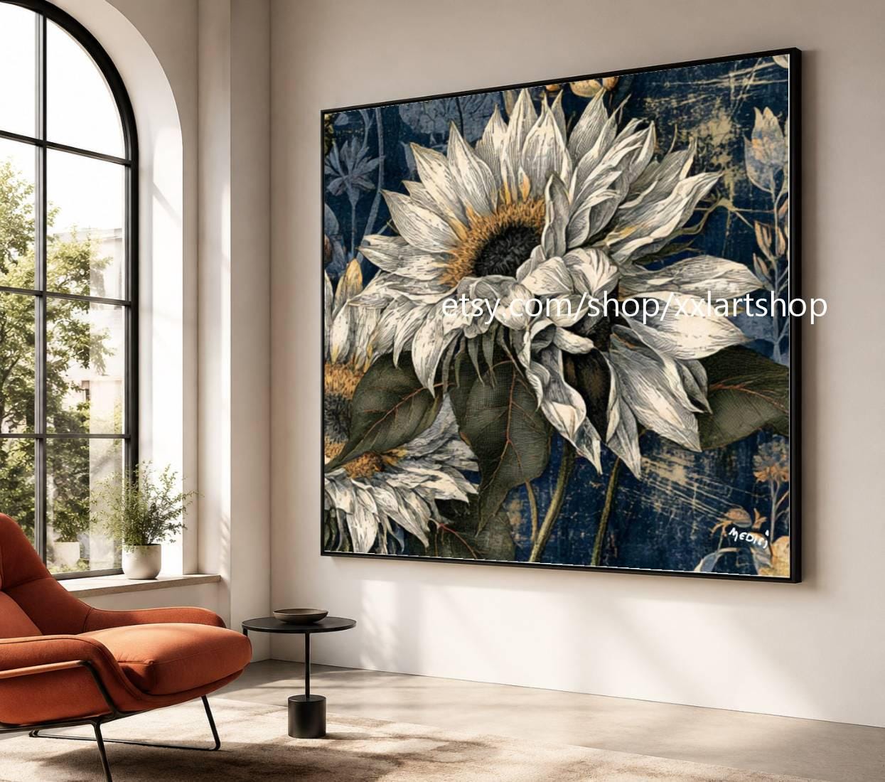 XXLART Landschaftswandbild von Vera Medici, Acryl, handbemalt, auf Keilrahmen, gerollt oder gerahmt, di15 – Bild 10