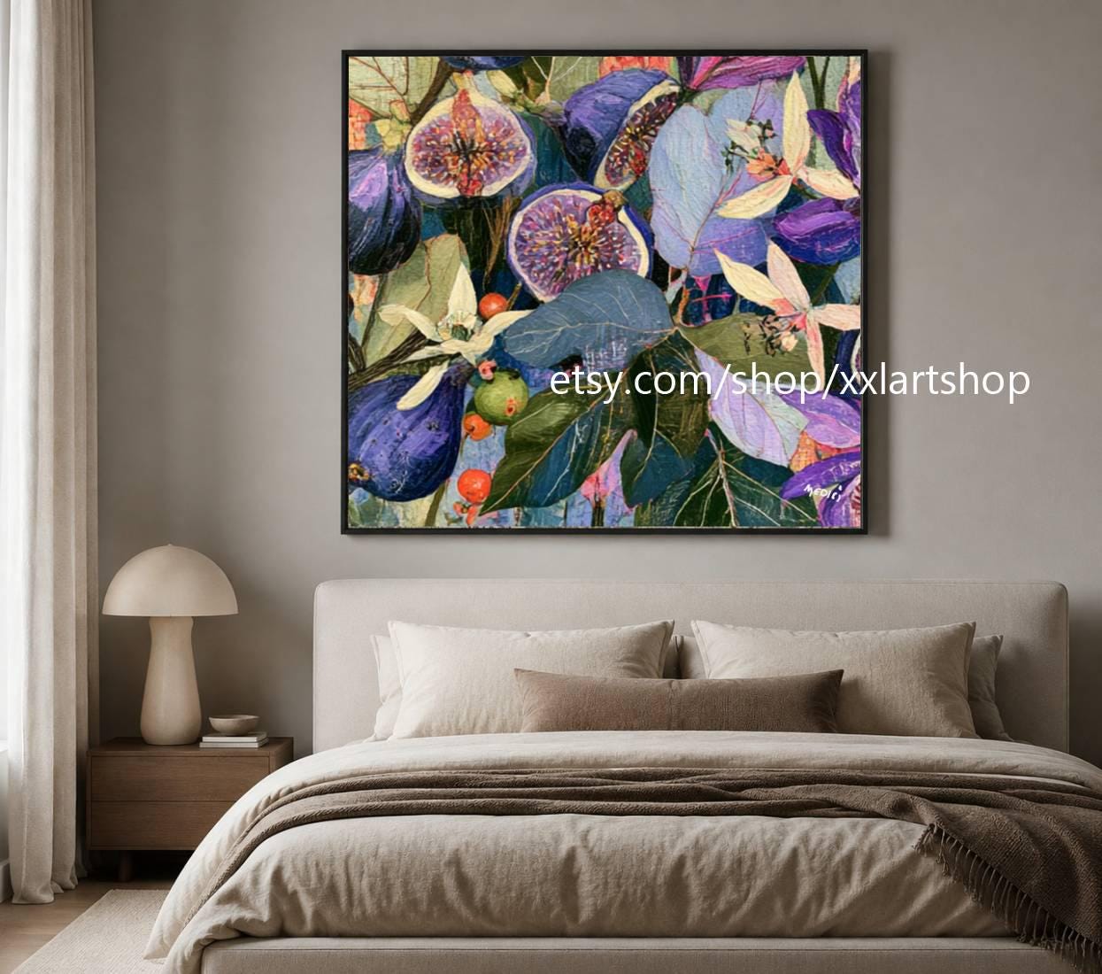 XXLART Landschaftswandbild von Vera Medici, Acryl, handbemalt, auf Keilrahmen, gerollt oder gerahmt, di30 – Bild 8
