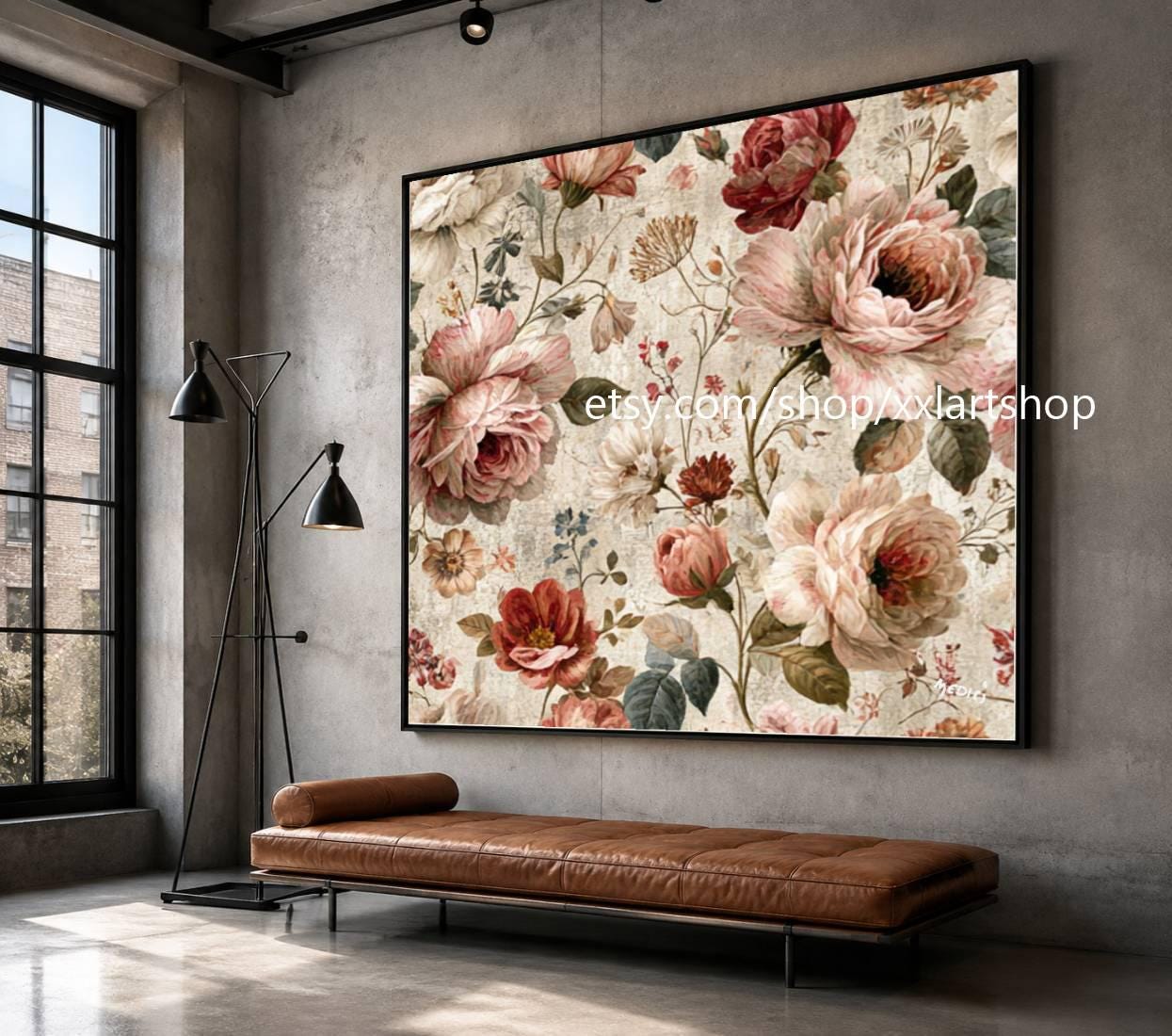 XXLART Landschaftswandbild von Vera Medici, Acryl, handbemalt, auf Keilrahmen, gerollt oder gerahmt, di38 – Bild 6