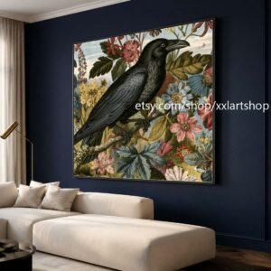 XXLART Landschaftswandbild von Vera Medici, Acryl, handbemalt, auf Keilrahmen, gerollt oder gerahmt, di45