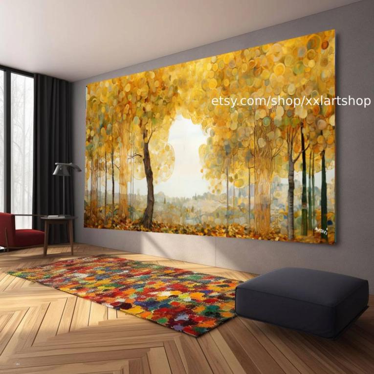 Baum-Natur-Wandbild, Leinwanddruck, modernes Bild für Wohnzimmer und Büro, auf Keilrahmen gespannt oder gerollt #l393